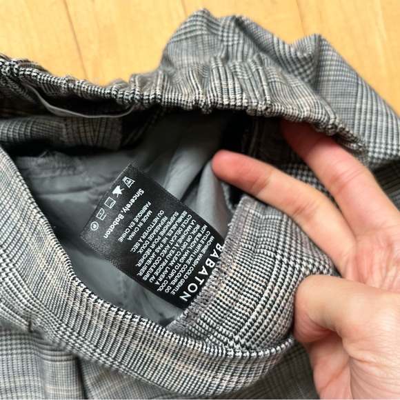 Babaton Cohen Grey Plaid Pant - Picture 4 of 5